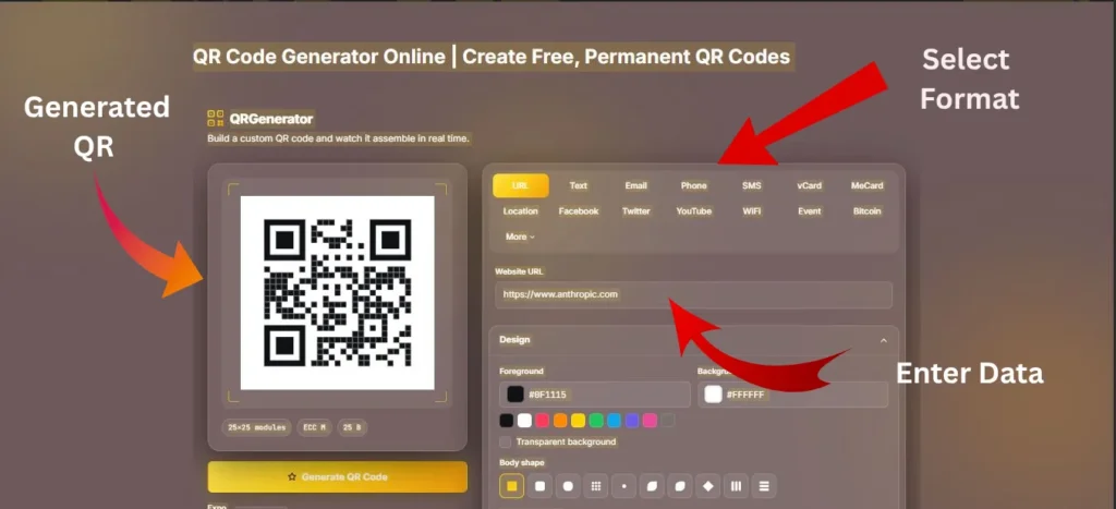 QR Code generator online