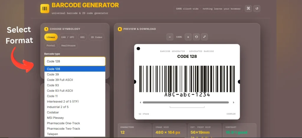 Barcode Generator online