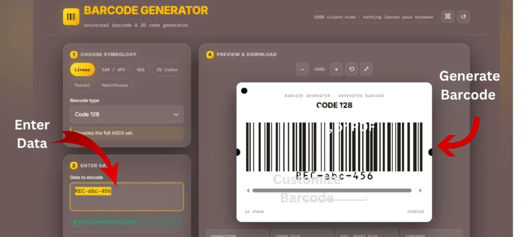 Barcode Generator online